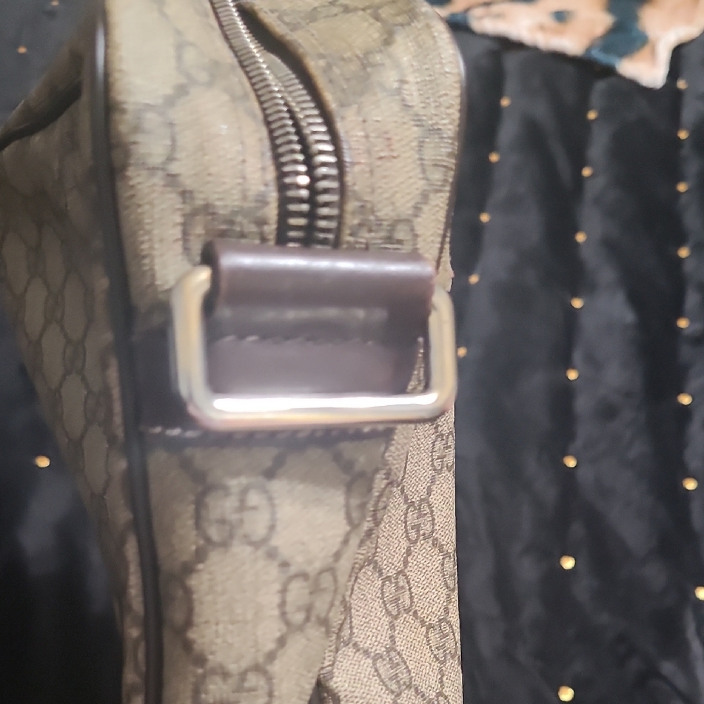 Gucci Brown Monogram Crossbody Bag - Picture 11 of 12
